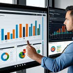 Data Analysis Dashboard**

"A professional data analyst, fully clothed in modest office attire, reviewing a Power BI dashboard displaying real-time data visualizations. The dashboard shows charts and graphs illustrating market trends. Modern office environment, safe for work, appropriate content, perfect anatomy, natural proportions, professional lighting, high quality."

**