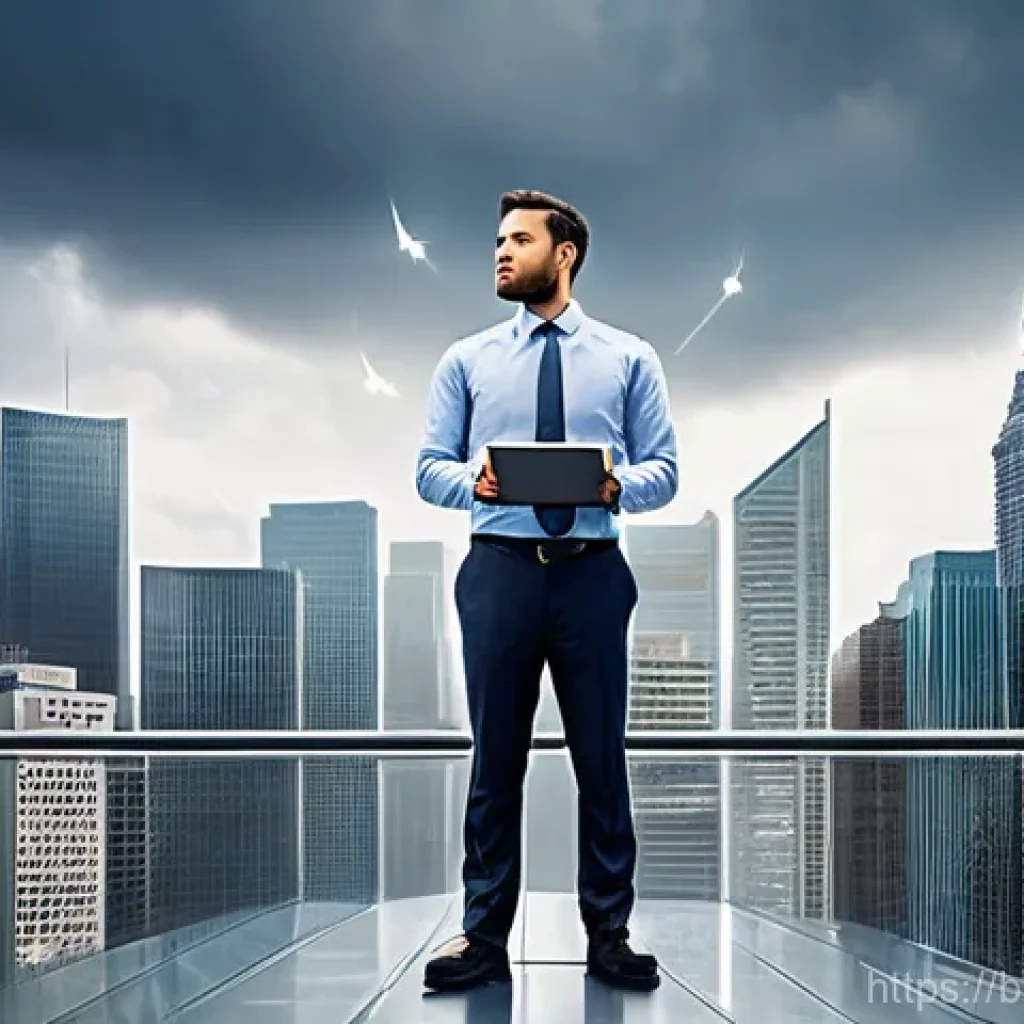 감정평가사의 실무에서 자주 발생하는 문제 - **Prompt:** A focused professional property appraiser, male, in his late 30s, wearing a smart busine...