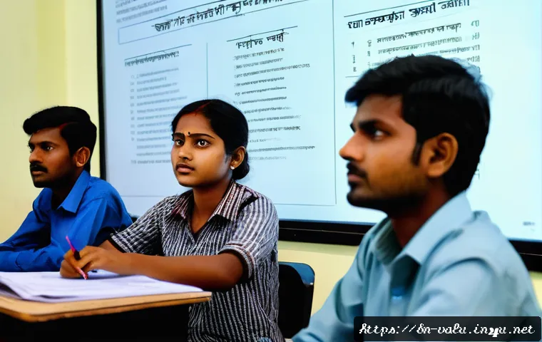 감정평가사 강의 선택 기준 - A professional training classroom scene in Bangladesh featuring a diverse group of adult students at...